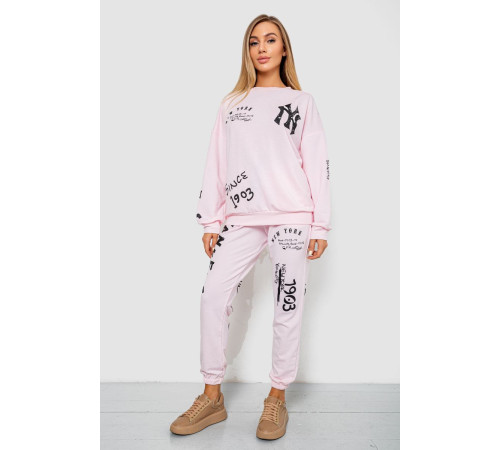 Спорт костюм женский, цвет розовый, 244R352