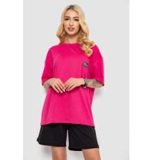 Костюм женский повседневный, цвет малиновый, 241R5004-1