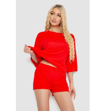 Костюм женский повседневный, цвет красный, 238R6628