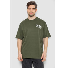 Футболка чоловіча з принтом, колір хакі, 244R2125