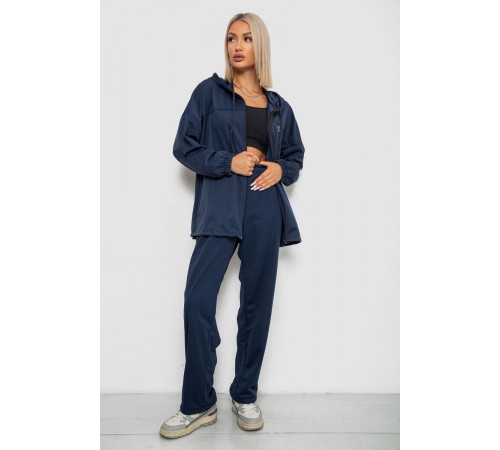 Спортивний костюм жіночий, колір темно-синій, 238R114