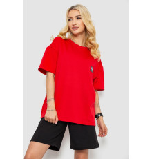 Костюм женский повседневный, цвет красный, 241R5004-1