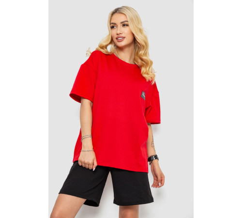 Костюм женский повседневный, цвет красный, 241R5004-1