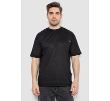 Футболка мужская однотонная, цвет черный, 244R3130