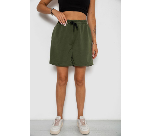 Шорты женские с принтом, цвет хаки, 238R130