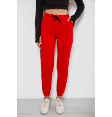 Спортивні штани жіночі, колір червоний, 238R345
