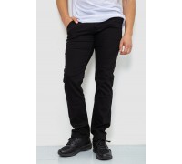 Штани чоловічі стрейч, колір чорний, 244RF804