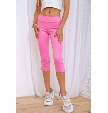 Женские бриджи на резинке, цвет Розовый, 172R41-2