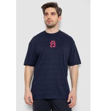 Футболка чоловіча з принтом, колір темно-синій, 244R7024