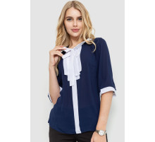 Блуза женская, цвет сине-белый, 172R11-1