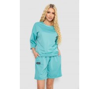 Костюм женский однотонный, цвет оливковый, 238R116