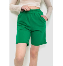 Шорты женские, цвет зеленый, 102R7721
