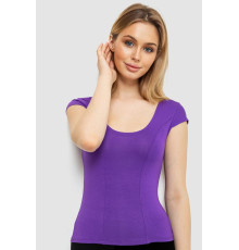Топ однотонний, колір фіолетовий, 186R105-1