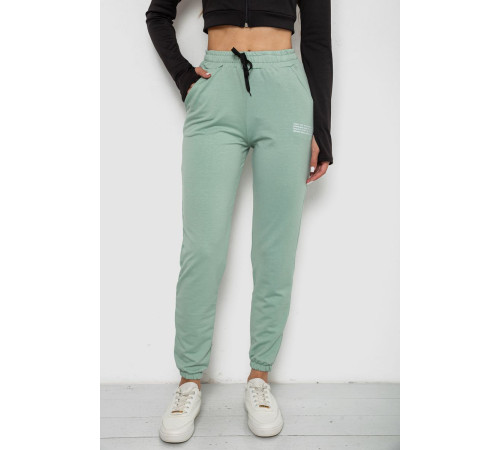 Спортивные штаны женские, цвет оливковый, 238R5052-1