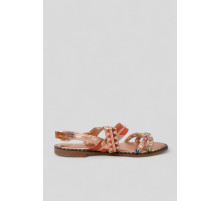 Босоножки женские, цвет золотистый, 244RTN19-4