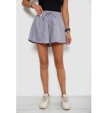 Шорты женские однотонные, цвет серый, 102R5256-6