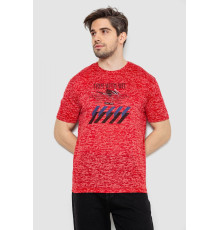 Футболка чоловіча з принтом, колір червоний, 244R6020