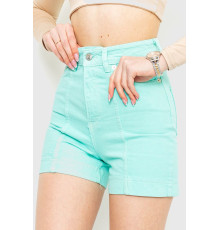 Джинсовые шорты, цвет мятный, 214R245
