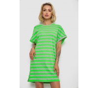 Туніка в смужку, колір салатовий, 238R801