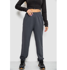 Спортивні штани жіночі демісезонні, колір темно-сірий, 102R415