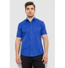 Рубашка мужская с принтом, цвет электрик, 214R7329