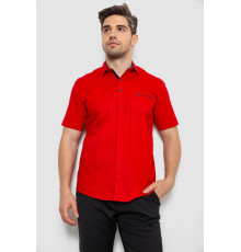Рубашка мужская классическая, цвет красный, 214R7116-1