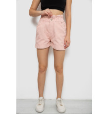 Шорты женские джинсовые, цвет пудровый, 182R1684