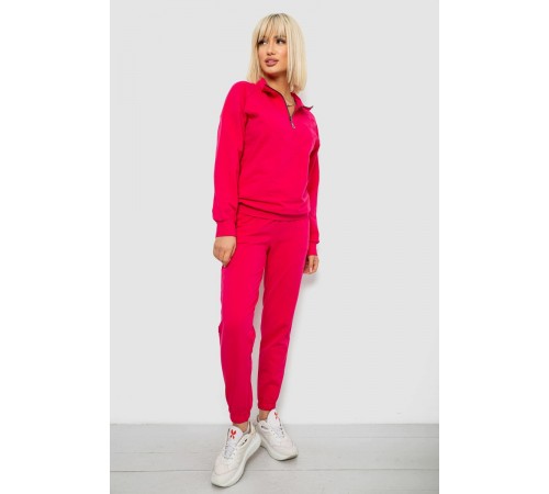 Спортивний костюм жіночий однотонний, колір рожевий, 244R1069AG