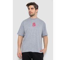 Футболка мужская с принтом, цвет серый, 244R7024