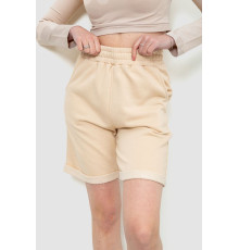 Шорты женские, цвет бежевый, 102R7721