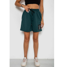 Шорты женские с принтом, цвет зеленый, 238R131