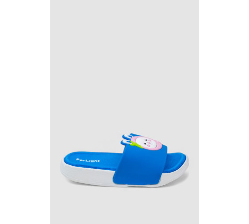 Шлепанцы детские девочек, цвет синий, 3R9003D-15