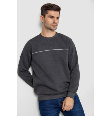 Батник чоловічий на флісі, колір темно-сірий, 244R2556