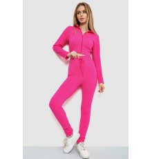 Костюм женский в рубчик, цвет розовый, 244R14302