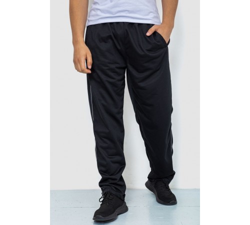 Спортивні штани чоловічі, колір чорний, 244R0668