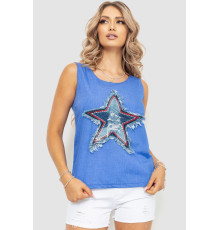 Майка женcкая, цвет джинс, 172R102-1