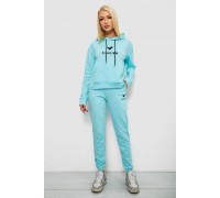Спортивный костюм женский двухнитка, цвет голубой, 214R1419-007