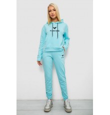 Спортивний костюм жіночий двонитка, колір блакитний, 214R1419-007