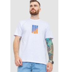 Футболка чоловіча батал, колір білий, 208R018