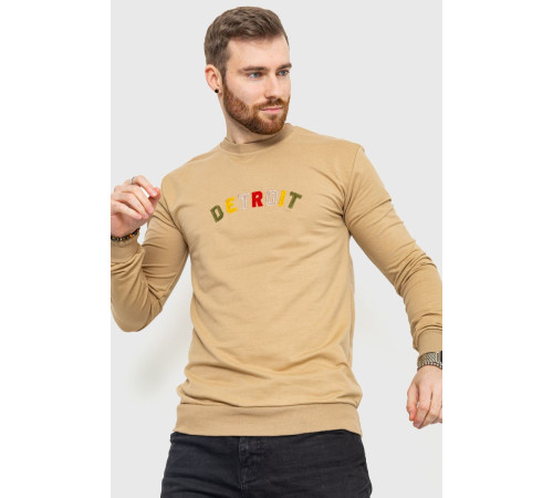 Свитшот мужской демисезонный, цвет бежевый, 208R0204