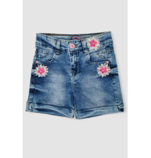 Шорты джинсовые для девочки, цвет синий, 247R10001