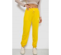 Спортивні штани жіночі, колір жовтий, 238RJH019