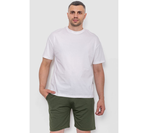 Футболка мужская с принтом, цвет молочный, 241R2004