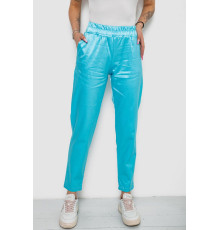 Штаны женские, цвет бирюзовый, 238R317