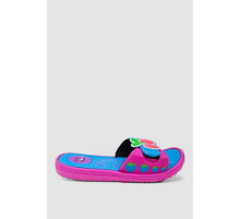 Шлепанцы детские для девочек, цвет розово-голубой, 243R6009b-17A