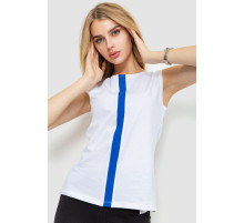 Майка женская повседневная, цвет бело-синий, 102R338