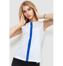 Майка женская повседневная, цвет бело-синий, 102R338