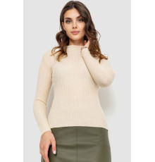 Гольф женский однотонный, цвет светло-бежевый, 204R016