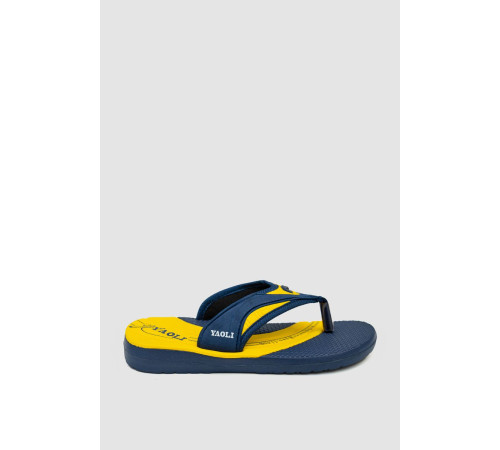 Вьетнамки детские, цвет ультрамарин-желтый, 243R9015B-17