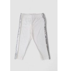 Велотреки для девочек, цвет молочный, 247R514